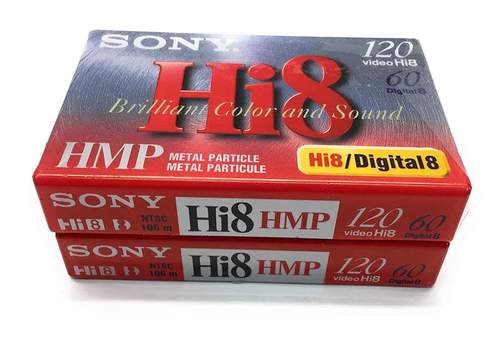 Amazon | Sony Hi 8mm HMP Metal Particle Video Tape (120 Min
